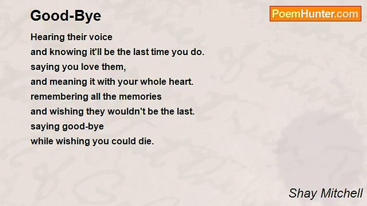 Shay Mitchell - Good-Bye