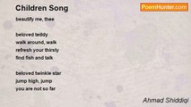 Ahmad Shiddiqi - Children Song