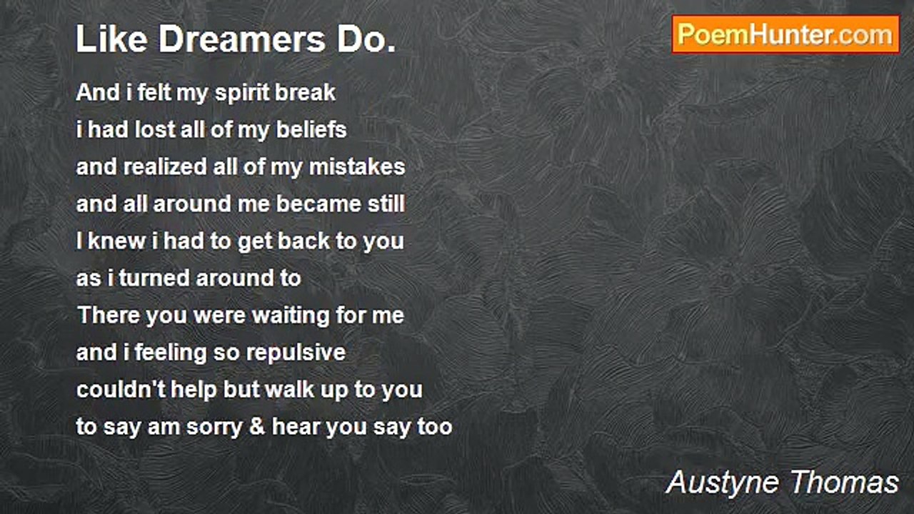 Austyne Thomas - Like Dreamers Do.