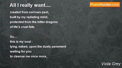 Viola Grey - All I really want....