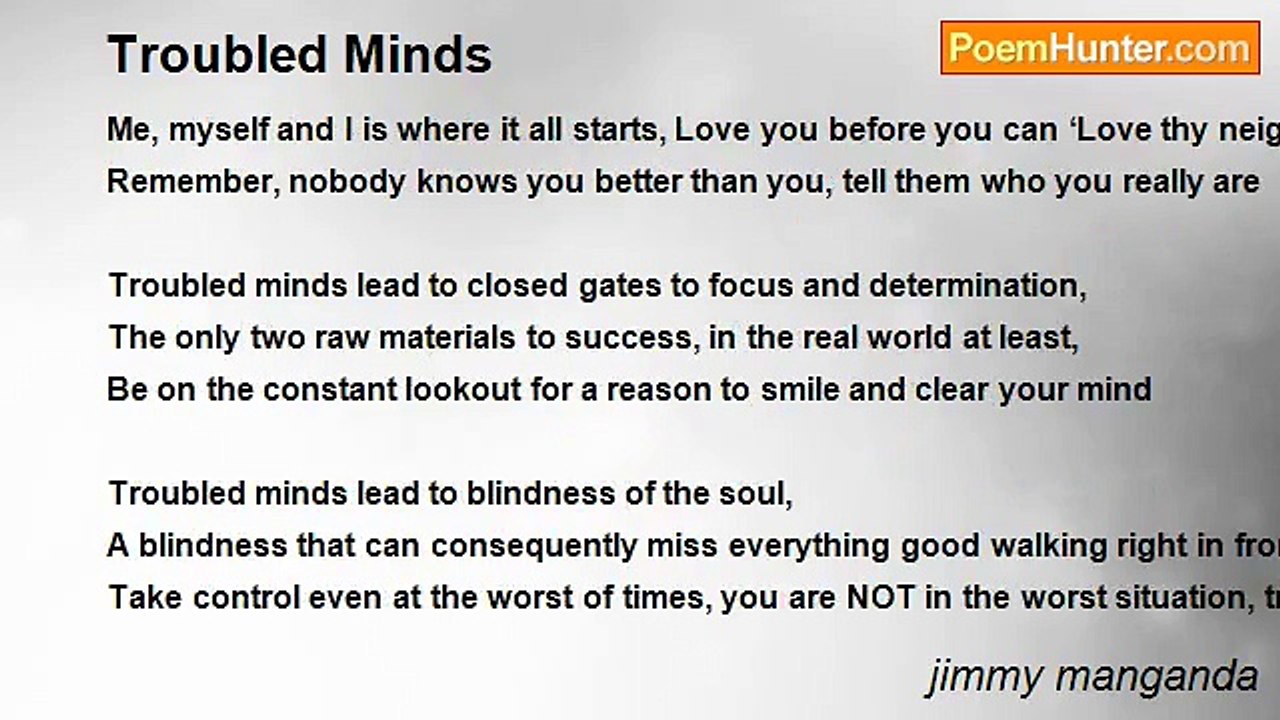 jimmy manganda - Troubled Minds