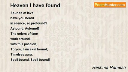 Reshma Ramesh - Heaven I have found
