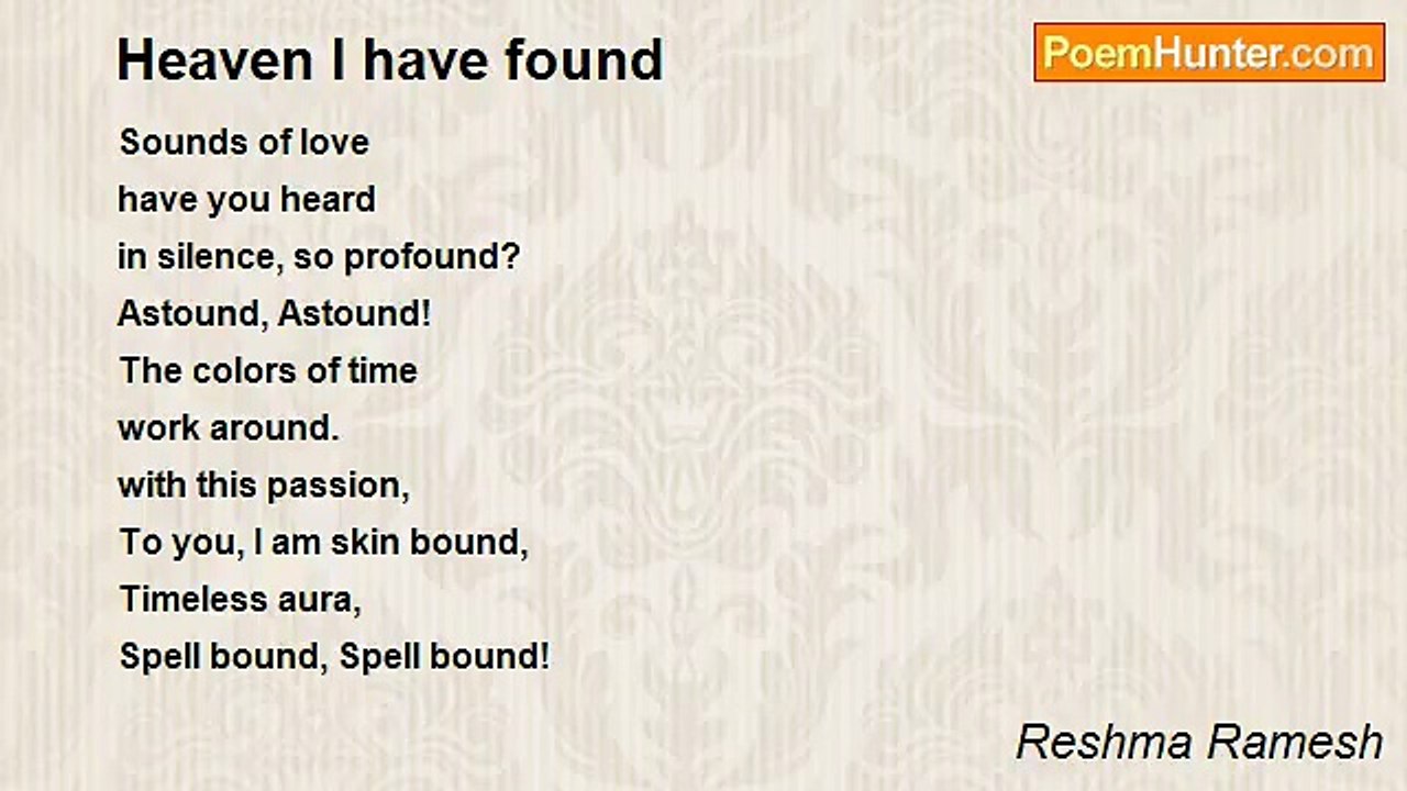 Reshma Ramesh - Heaven I have found