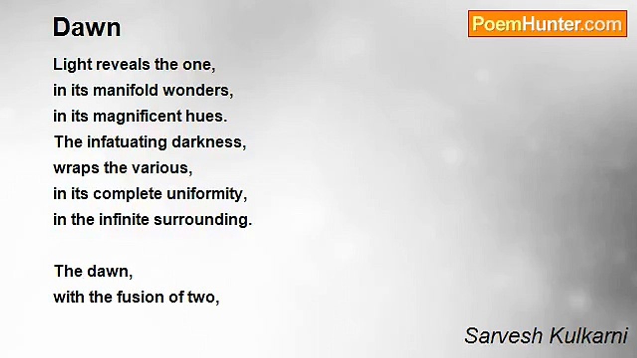 Sarvesh Kulkarni - Dawn