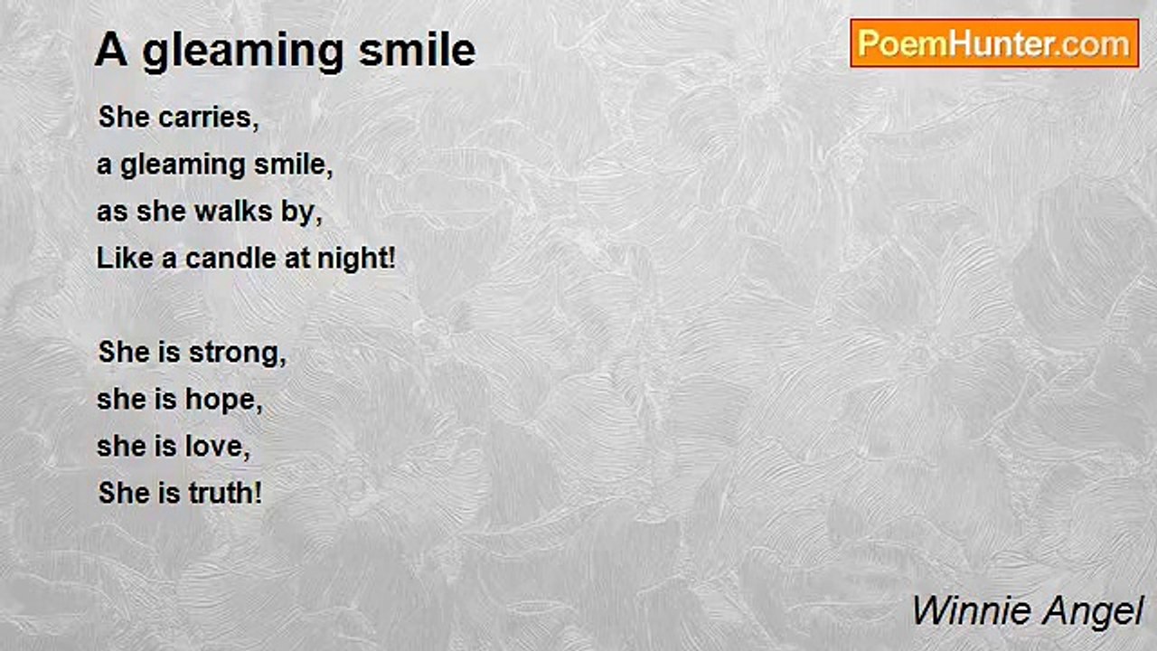Winnie Angel - A gleaming smile
