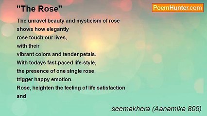 seemakhera (Aanamika 805) - ''The Rose''