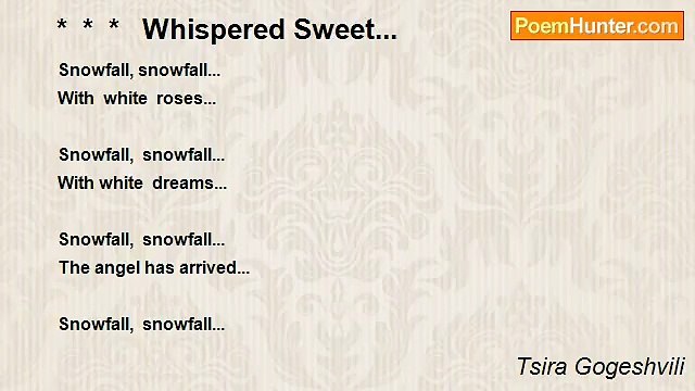 Tsira Gogeshvili - * * * Whispered Sweet...