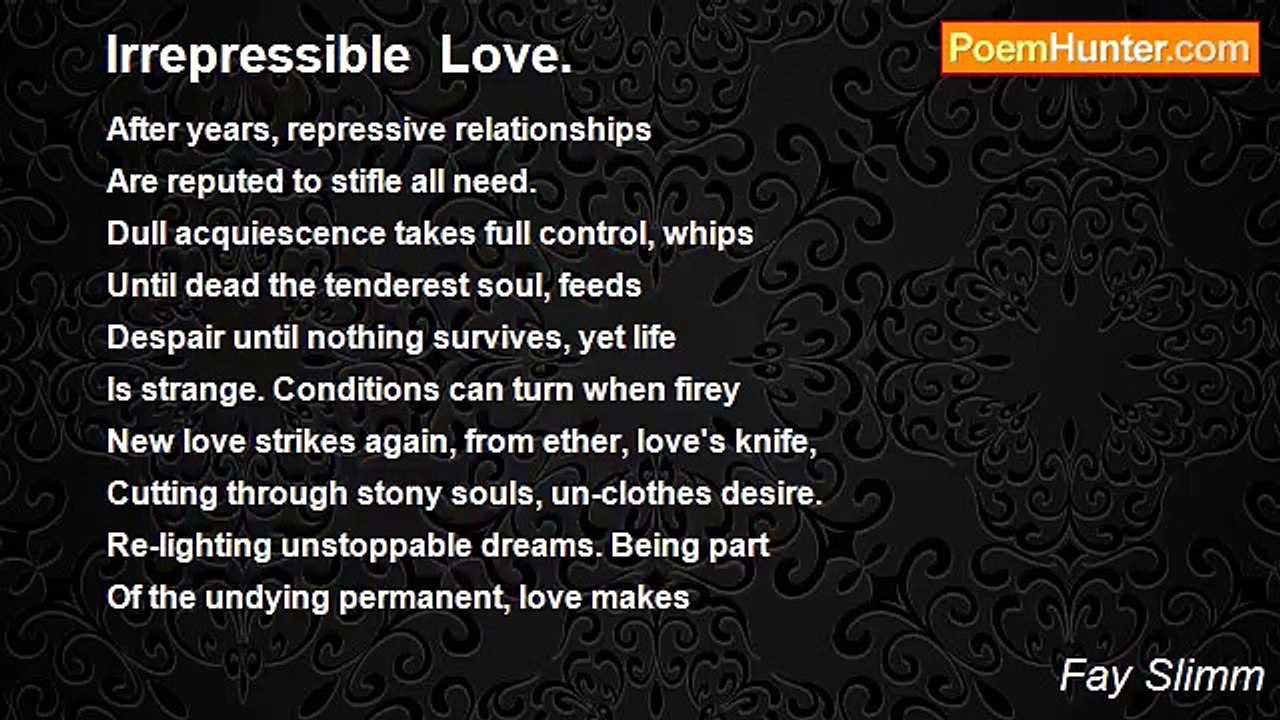 Fay Slimm - Irrepressible  Love.