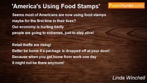 Linda Winchell - 'America's Using Food Stamps'