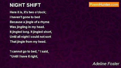 Adeline Foster - NIGHT SHIFT