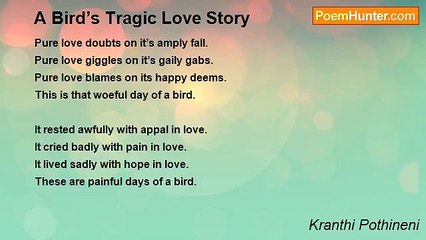 Kranthi Pothineni - A Bird’s Tragic Love Story