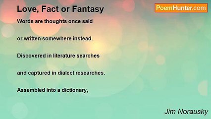 Jim Norausky - Love, Fact or Fantasy