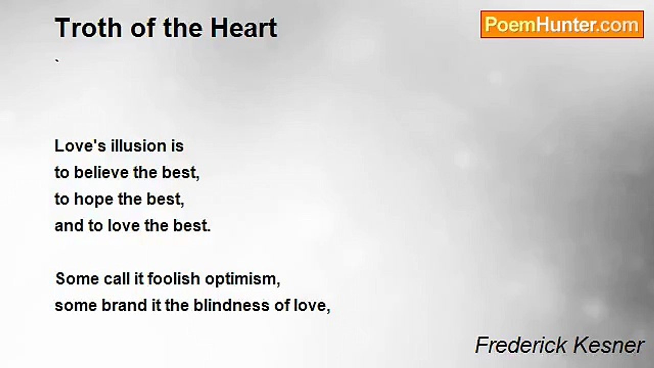 Frederick Kesner - Troth of the Heart