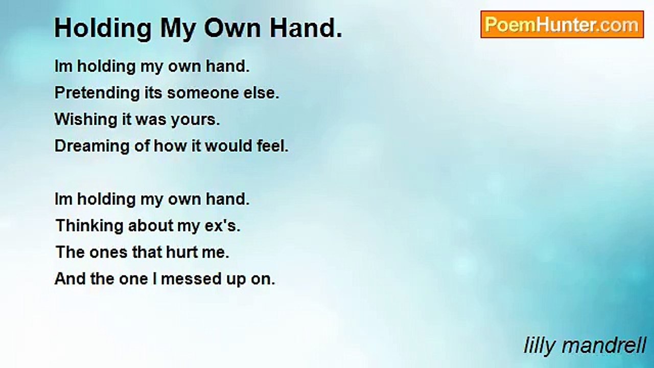 lilly mandrell - Holding My Own Hand.