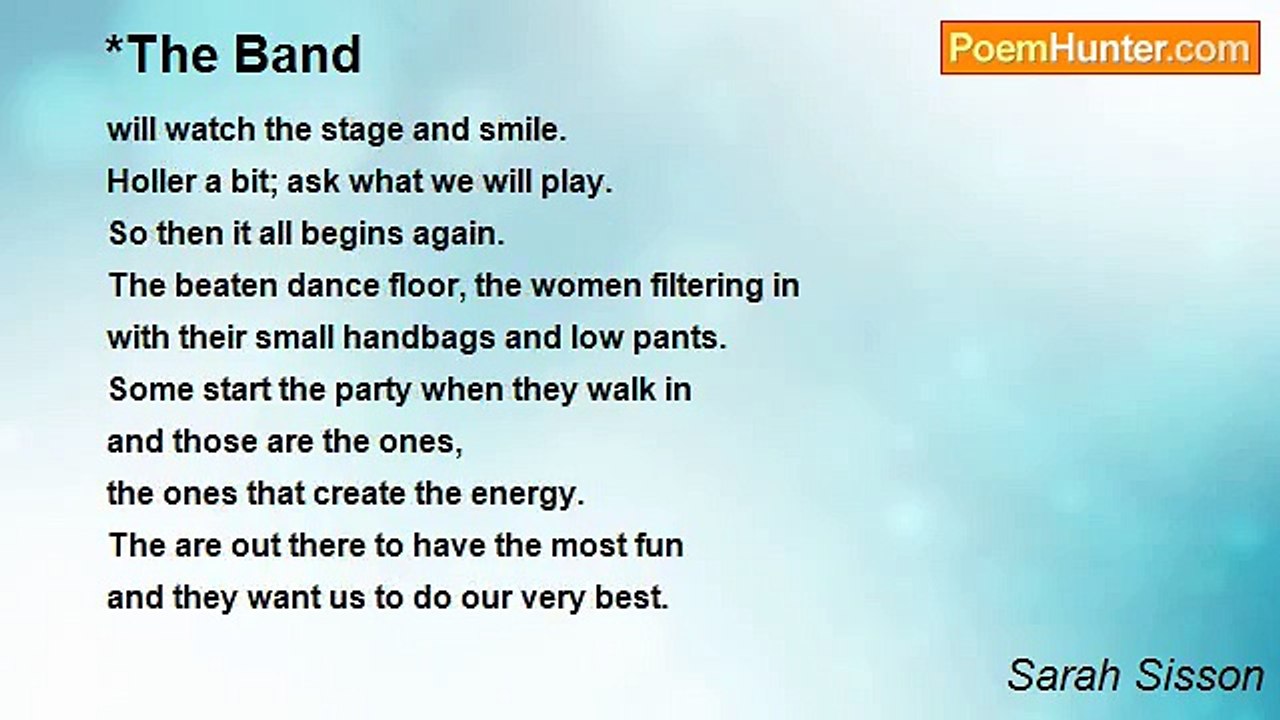 Sarah Sisson - *The Band
