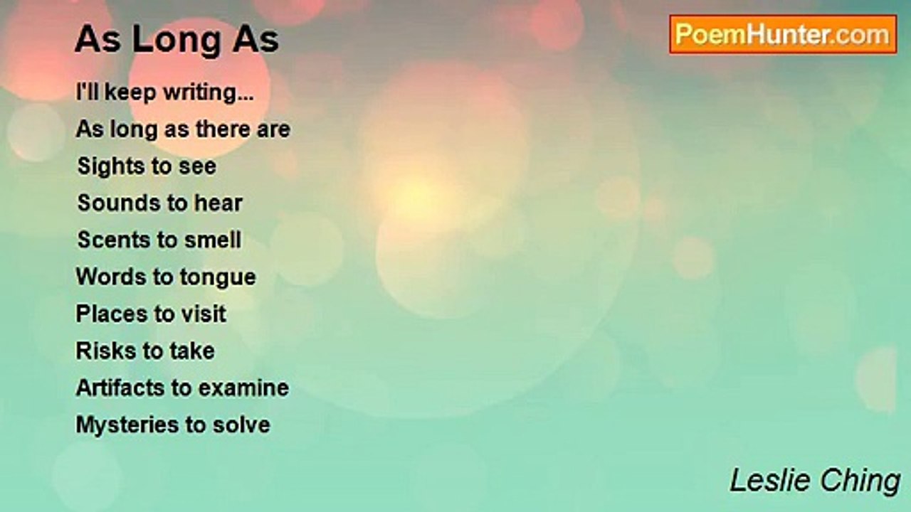 Leslie Ching - As Long As