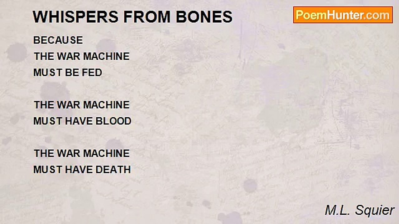 M.L. Squier - WHISPERS FROM BONES