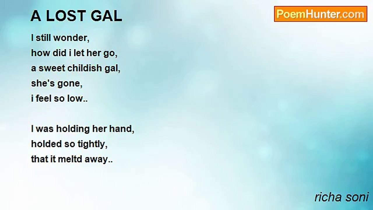 richa soni - A LOST GAL