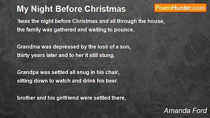Amanda Ford - My Night Before Christmas