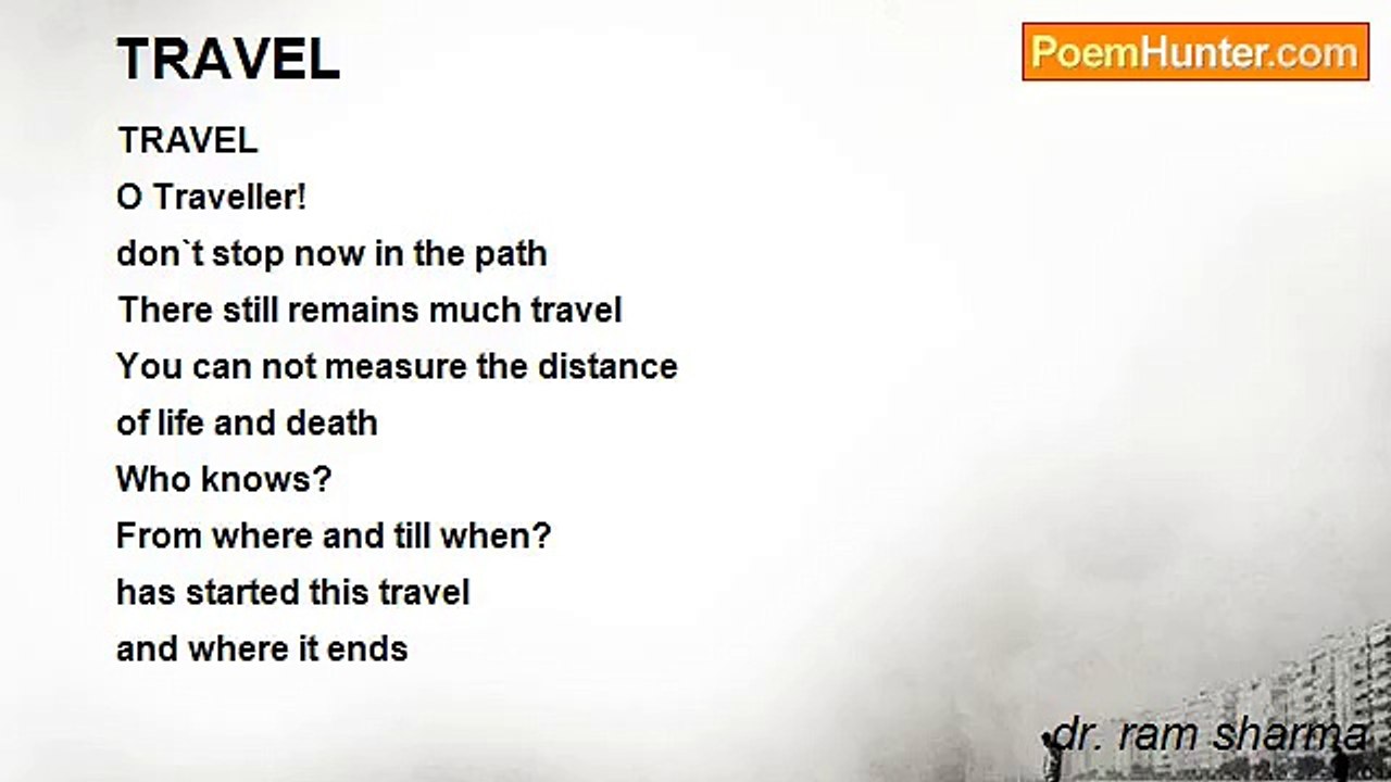 dr. ram sharma - TRAVEL