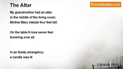 Lonnie Hicks - The Altar