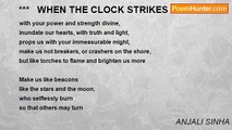 ANJALI SINHA - ***   WHEN THE CLOCK STRIKES TWELVE   ***