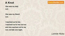 Lonnie Hicks - A Knot