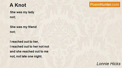 Lonnie Hicks - A Knot
