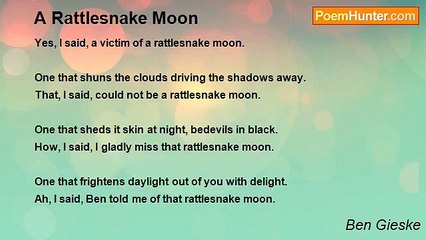 Ben Gieske - A Rattlesnake Moon