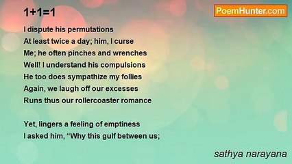 sathya narayana - 1+1=1