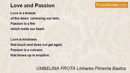 UMBELINA FROTA Linhares Pimenta Bastos - Love and Passion
