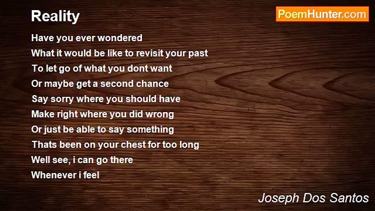 Joseph Dos Santos - Reality