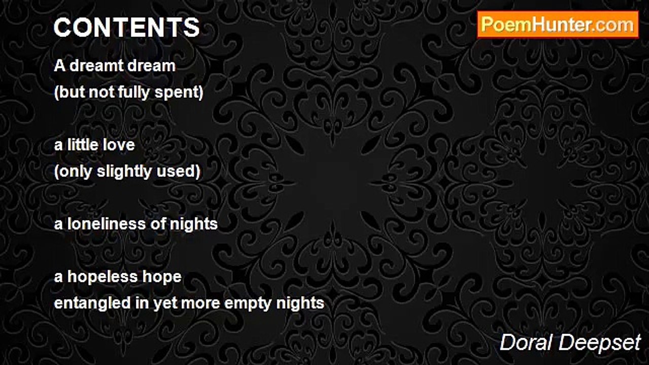 Doral Deepset - CONTENTS