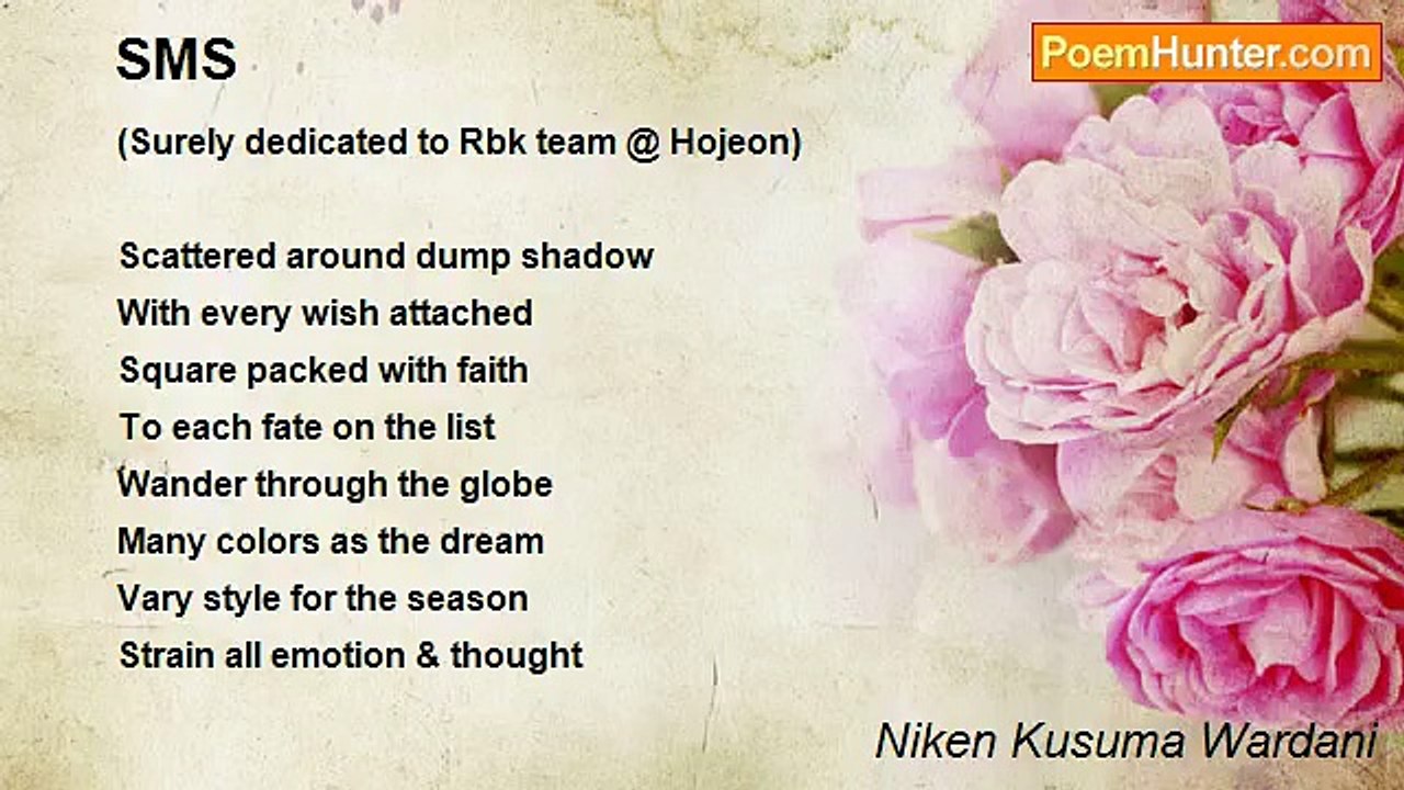 Niken Kusuma Wardani - SMS