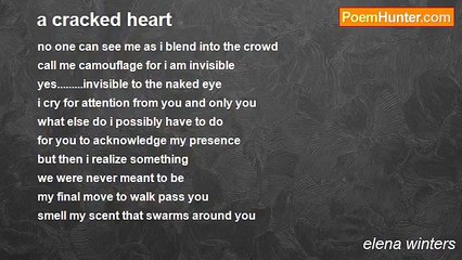 elena winters - a cracked heart