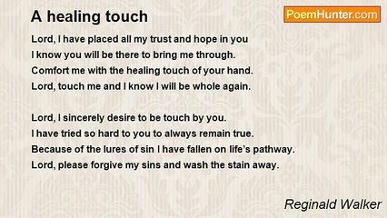 Reginald Walker - A healing touch