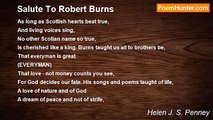 Helen J. S. Penney - Salute To Robert Burns