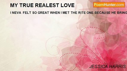 JESSICA HARRIS - MY TRUE REALEST LOVE