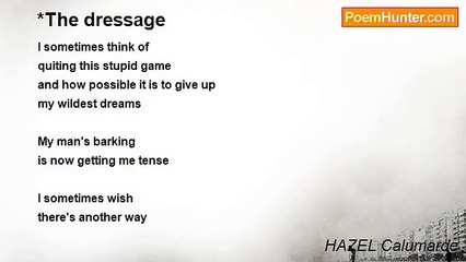 HAZEL Calumarde - *The dressage