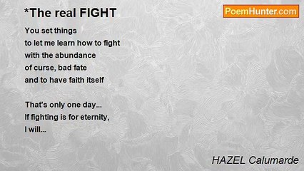 HAZEL Calumarde - *The real FIGHT