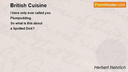 Herbert Nehrlich - British Cuisine