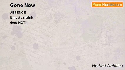 Herbert Nehrlich - Gone Now