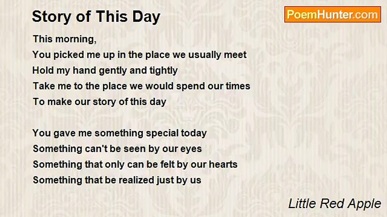 Little Red Apple - Story of This Day