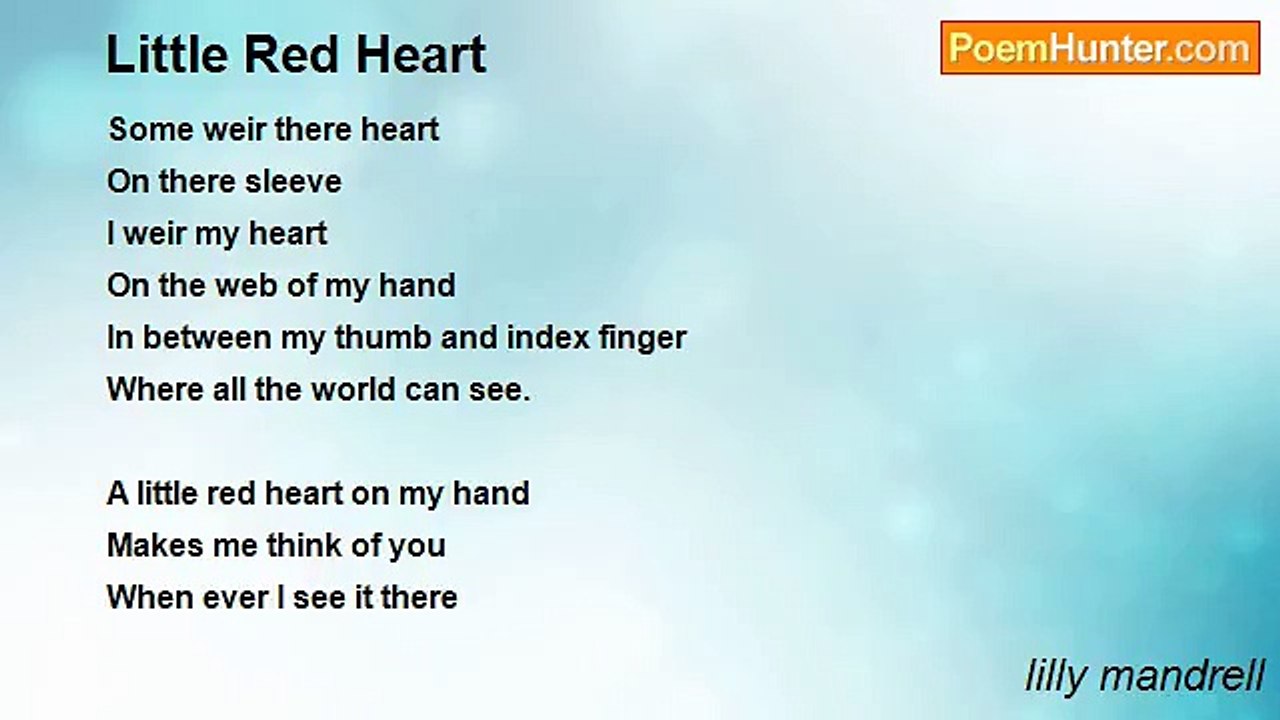 lilly mandrell - Little Red Heart