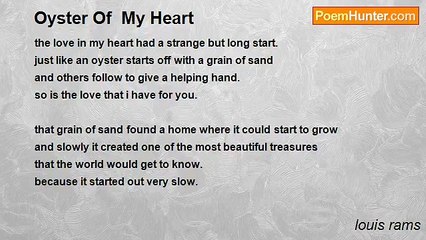 louis rams - Oyster Of  My Heart