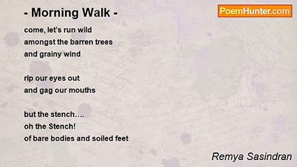 Remya Sasindran - - Morning Walk -