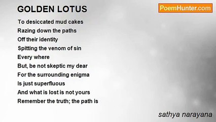 sathya narayana - GOLDEN LOTUS