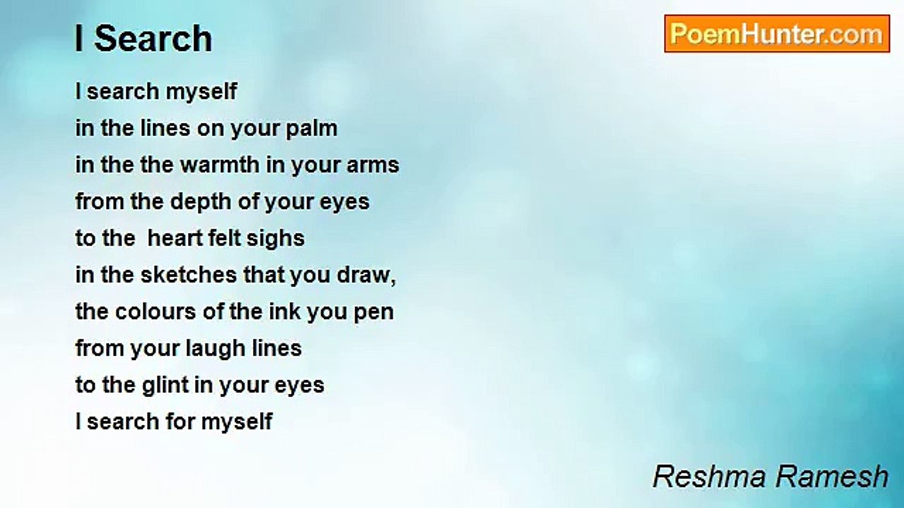 Reshma Ramesh - I Search