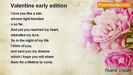 Ruerd Visser - Valentine early edition
