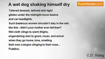 C.D. Xiang - A wet dog shaking himself dry